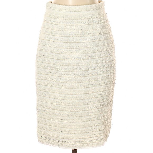 J Crew Collection Textured Pencil Skirt- Sz. 0 - Picture 1 of 8